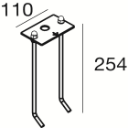 LINEA LIGHT (ILED) - ILD64210 KIT TIRAFONDI PALETTO APACHE