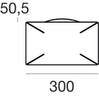 LINEA LIGHT (ILED) - ILD64368 TOUR BOX-Q CENTRALE 75W ON/OFF BG