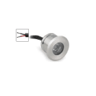 LINEA LIGHT (ILED) - ILD92067N00 BERET-R 3 TONDO 1LED 1W NIKEL SPAZ