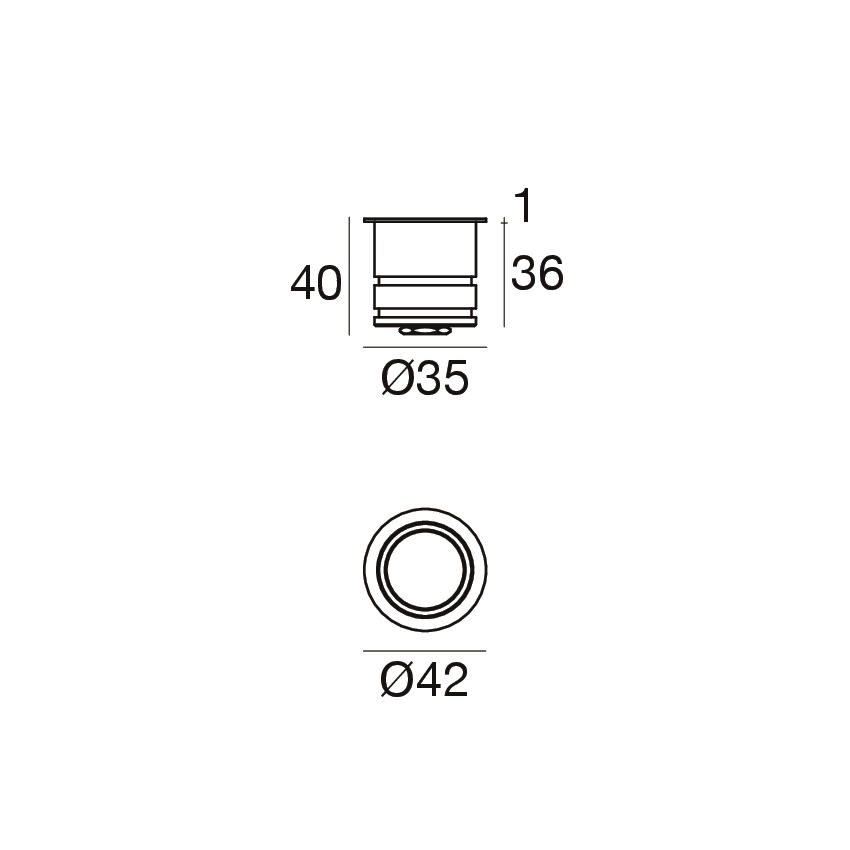 LINEA LIGHT (ILED) - ILD95475W00 Uplights | 3 topLED 1.8 W DC 24 V