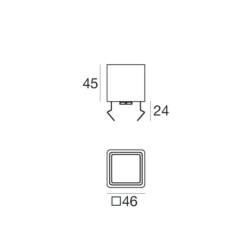 LINEA LIGHT (ILED) - ILD96660N00 CONCENTRICA-Q 13 Q.42 SING.ANEL.VN