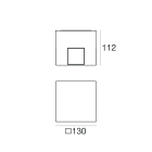 LINEA LIGHT (ILED) - ILD97065W05 LOOP66 1 4LAME+ALIM.B.GOFFRATO