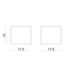 LINEA LIGHT (ILED) - ILD99539 KIT TAPPI PER RUBBER 3D