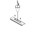 ELCOM SRL - EOW7606-05-30 KIT SOSP. 2M C/PIATTINA L=120 DKM/LKM NE
