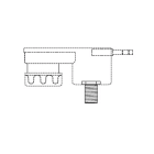 ELCOM SRL - EOW7609-00-00 RACCORDO X ADAT. ELETT/MECC M10X1 DKM/LK