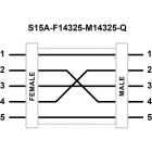 TURCK BANNER SRL - TUK30812200 Connettore Integral M12 , Integral M12