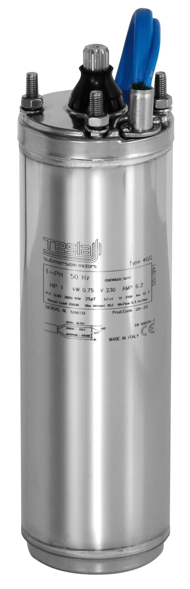 DAB PUMPS SPA - DAB60122756 MOTOR 4GG - 2,2 KW - 400 V - T