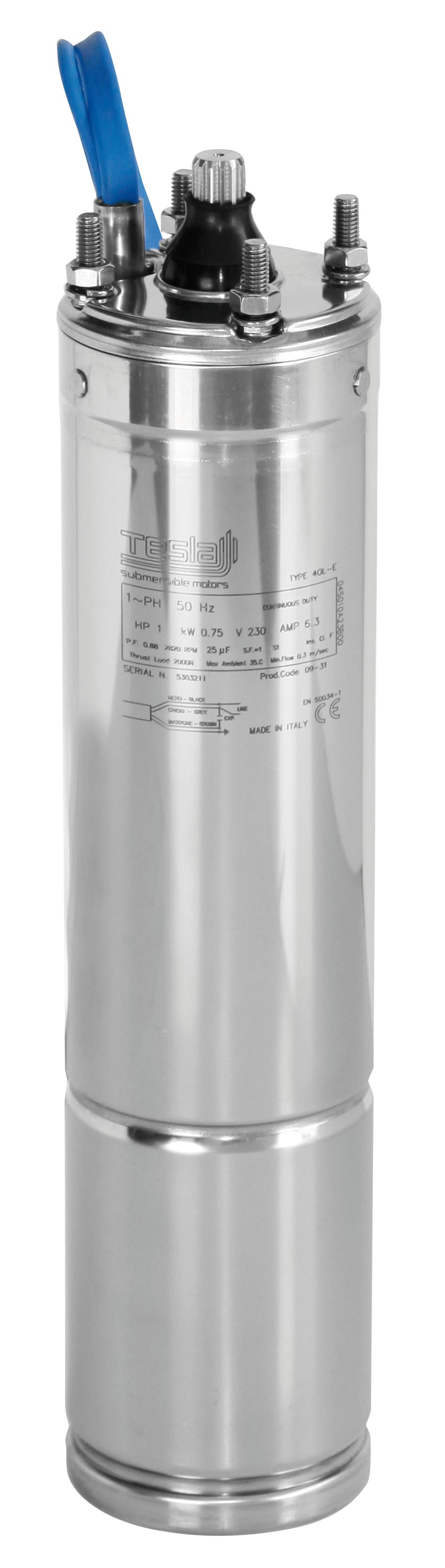 DAB PUMPS SPA - DAB60167638 MOTOR 4OL - 2,2 KW - 400 V - T