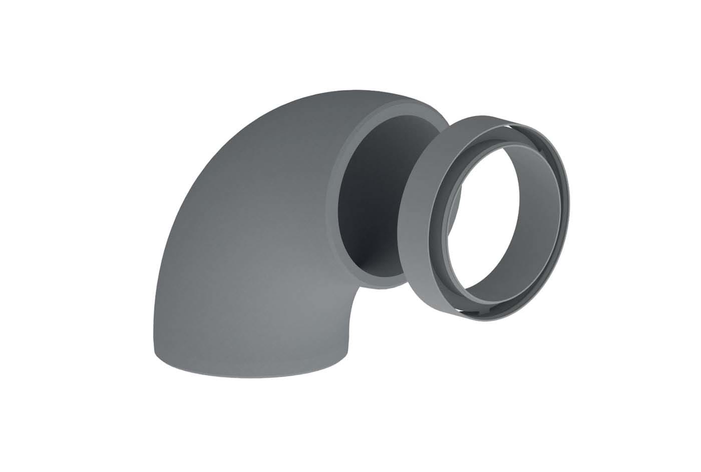 TECNOSYSTEMI SPA SOC - TNSACC600038 CURVA A 90° IN EPS PER VMC - D160
