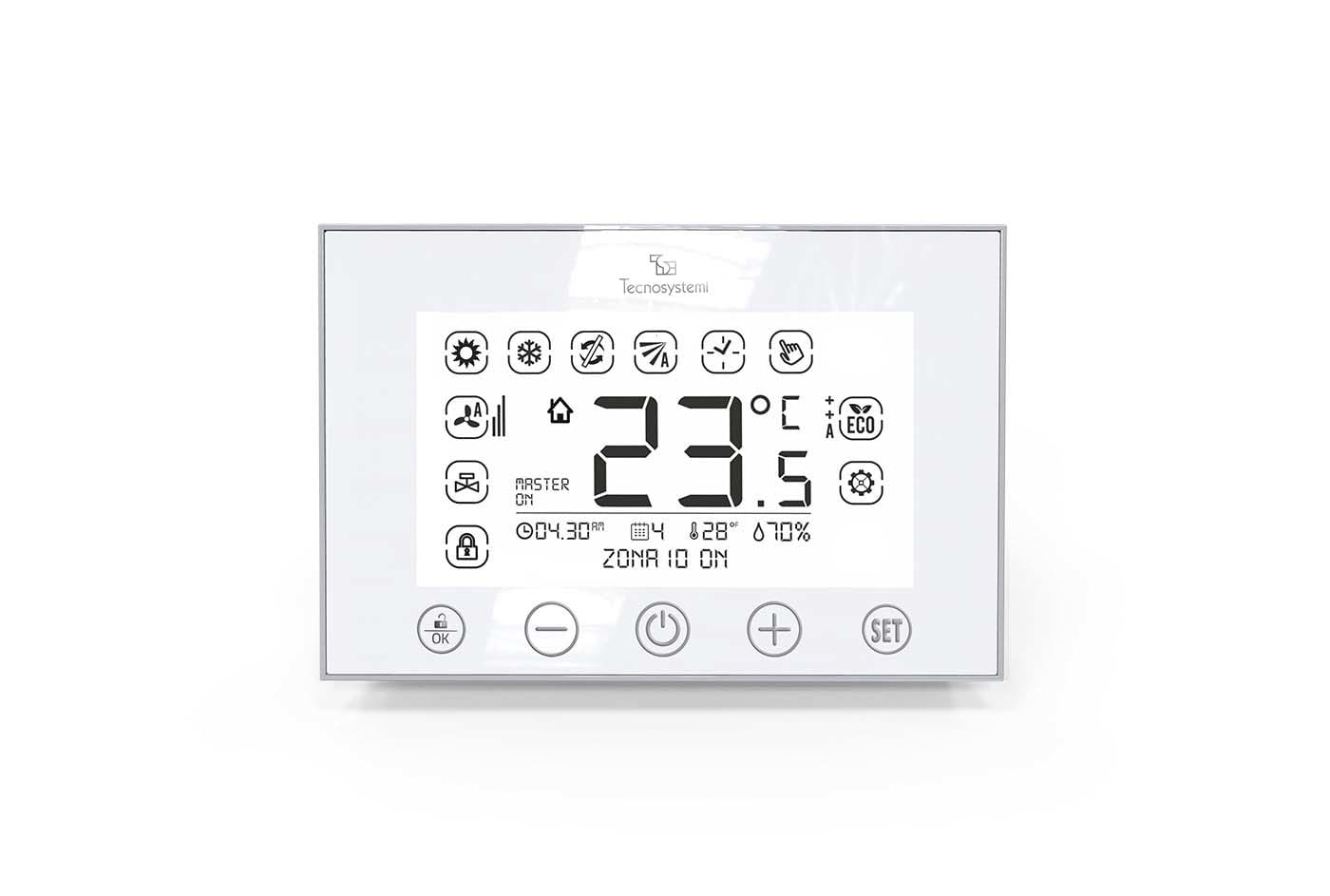TECNOSYSTEMI SPA SOC - TNSGAD100015 CRONOTERMOSTATO CABLATO RETROILLUMINATO