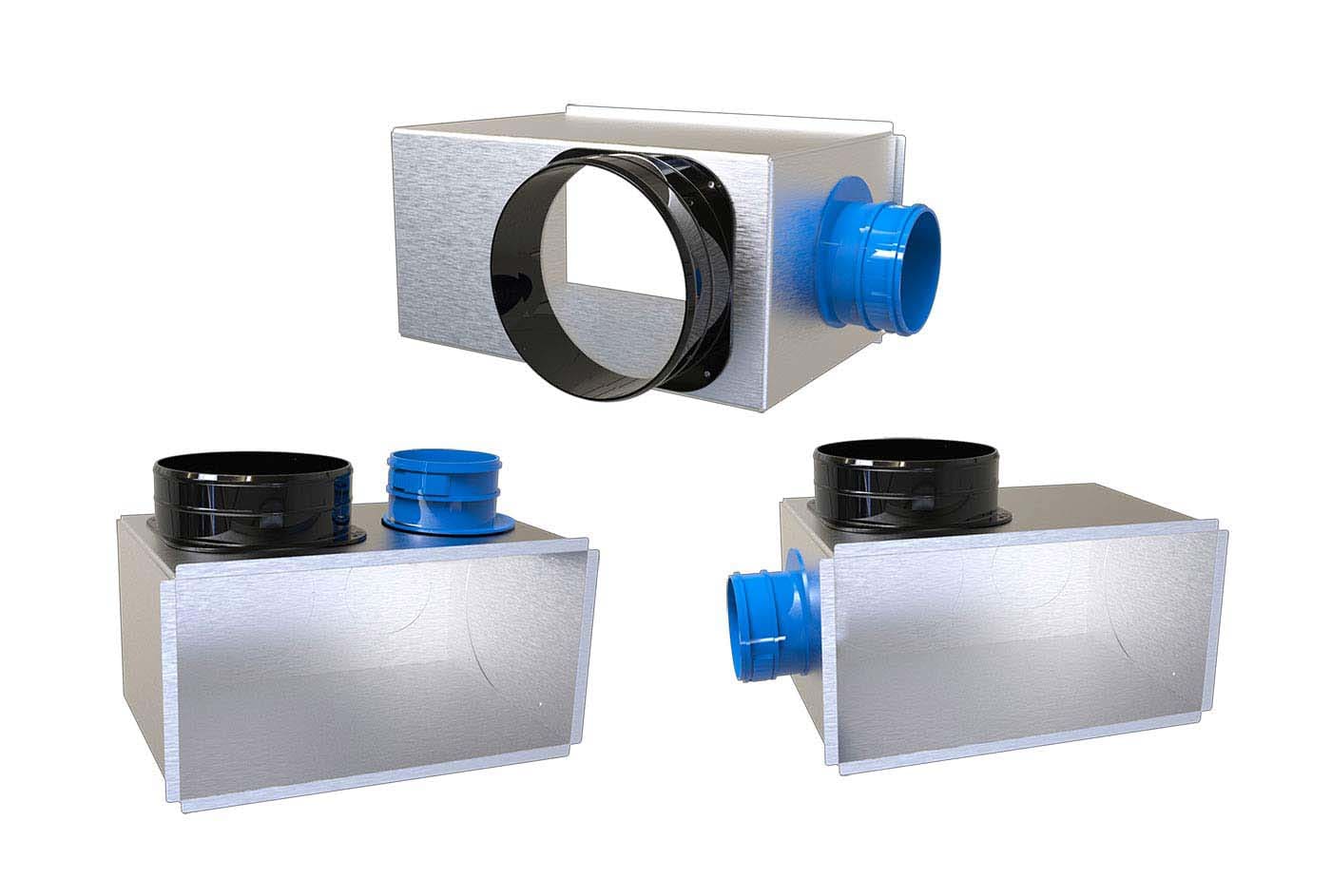 TECNOSYSTEMI SPA SOC - TNSPWD400382 PLENUM COIBENTATO MULTIINGRESSO CON 3 IN