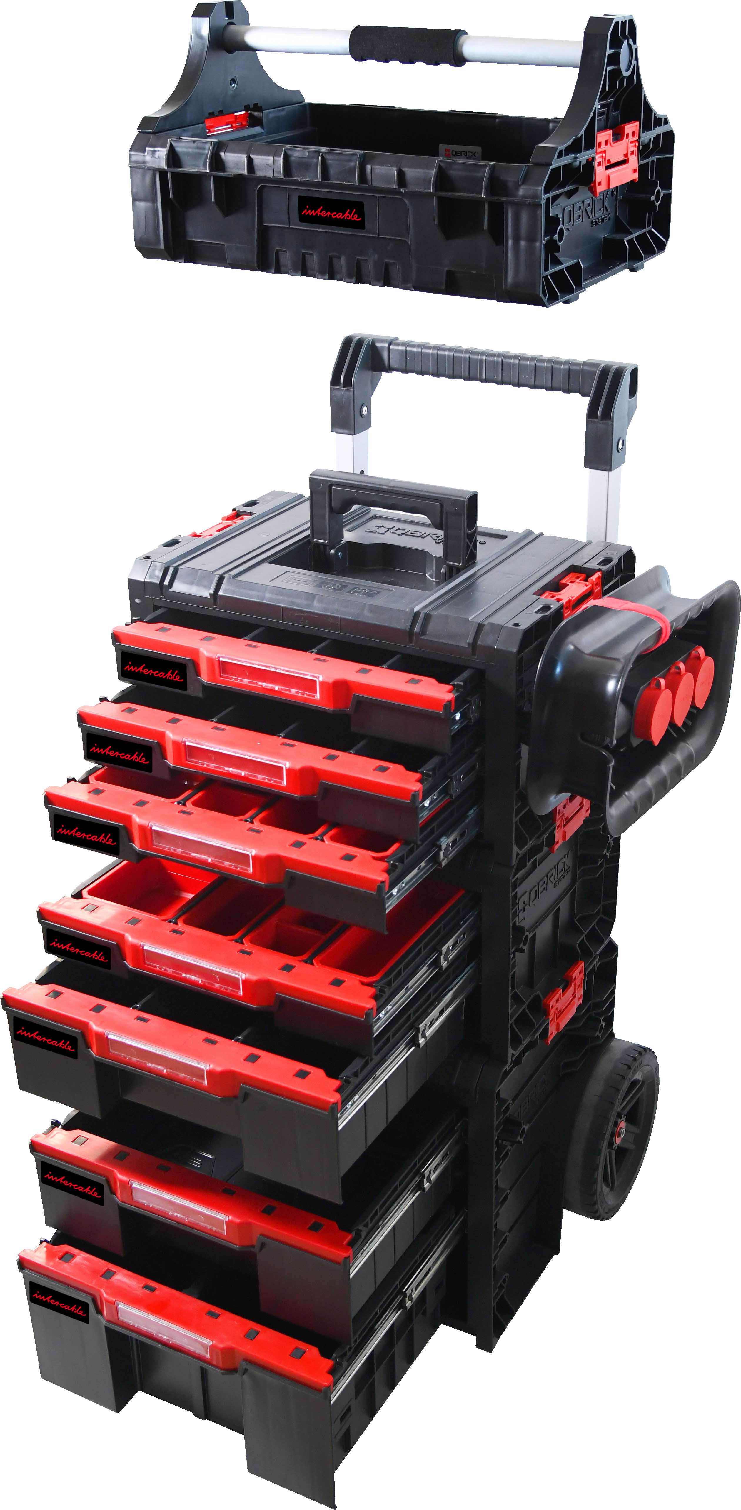 INTERCABLE SRL - INRAO2606 CARRELLO PORTAUTENSILI MOBILE + CASSETTA