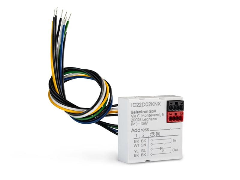 EELECTRON SPA - EEXIO22D02KNX INTERF. PULS 2 IN - 2 OUT LED