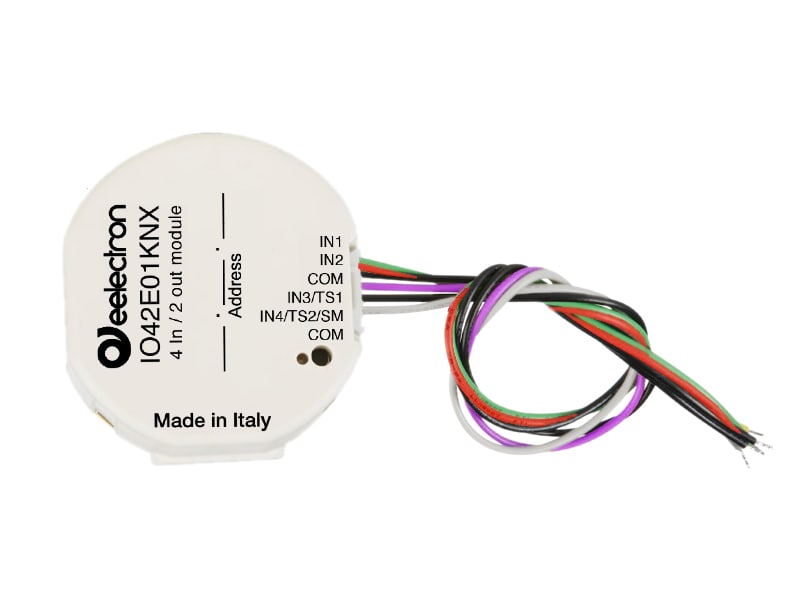 EELECTRON SPA - EEXIO42E01KNX MODULO DA INCASSO MULTIFUNZIONE 4IN/2OUT