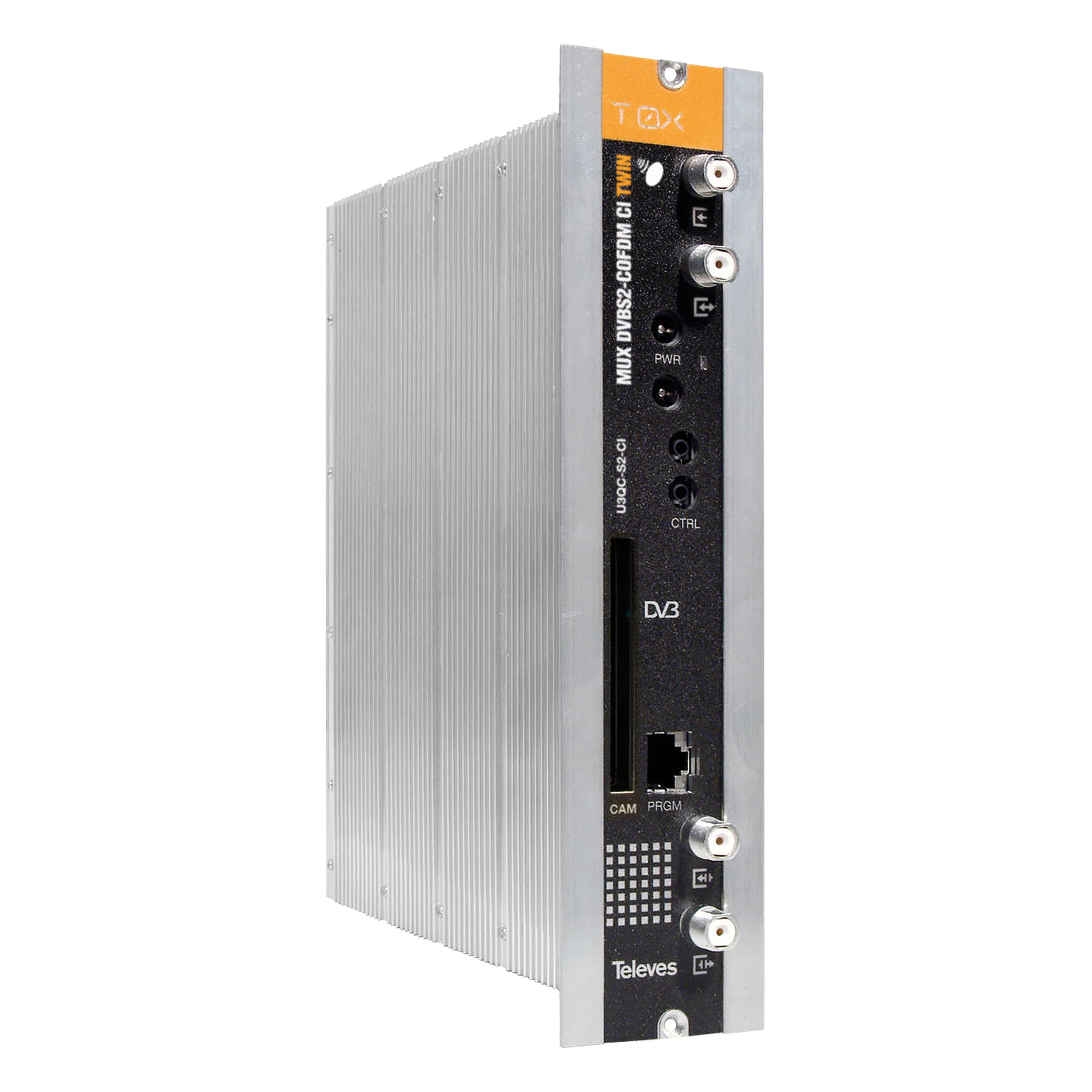 TELEVES ITALIA SRL - TVV564301 T.0X DVBS2-COFDM CI TWIN MUX 3TP(2SAT) :