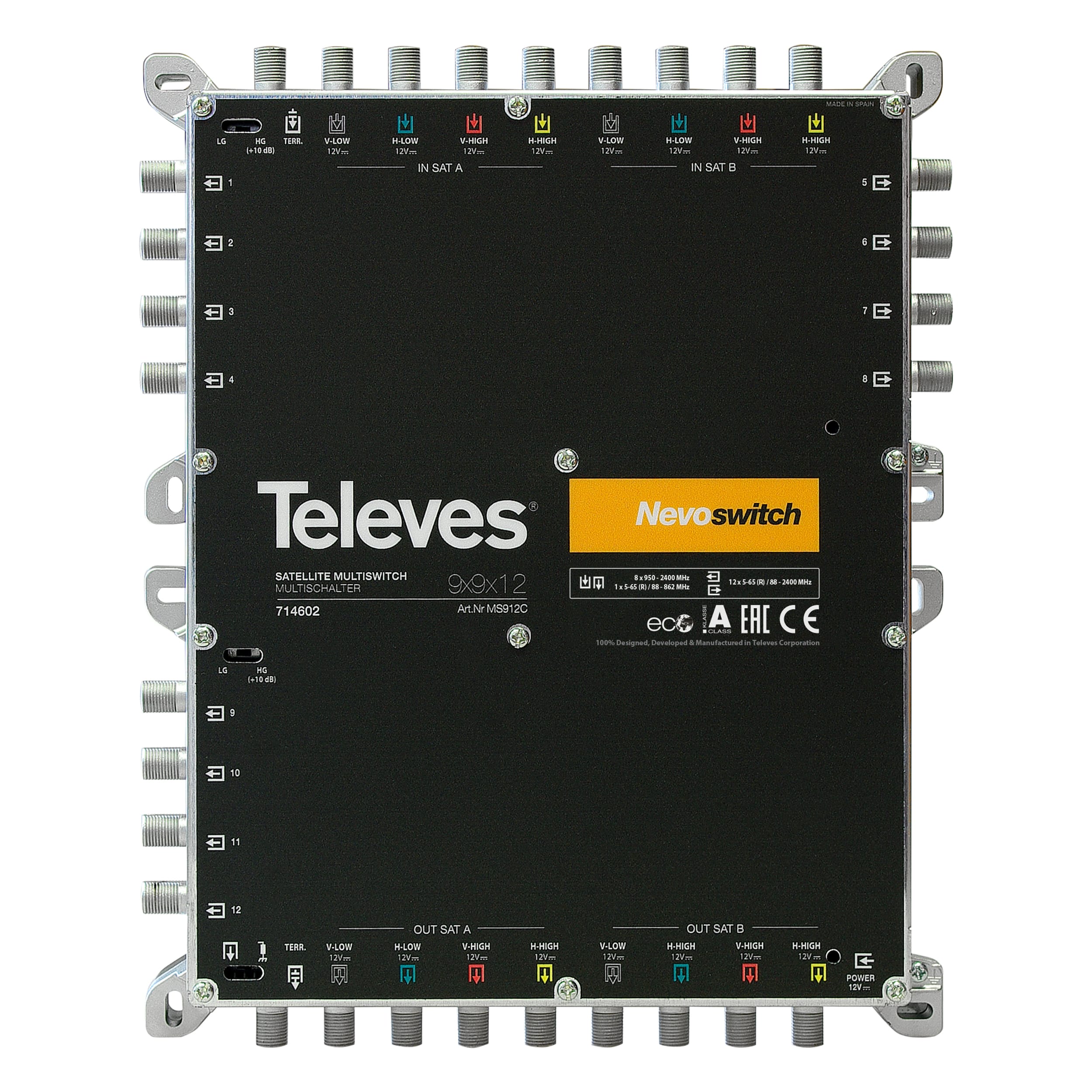 TELEVES ITALIA SRL - TVV714602 NEVO MSW 9X9X12 F TERM/CASC.