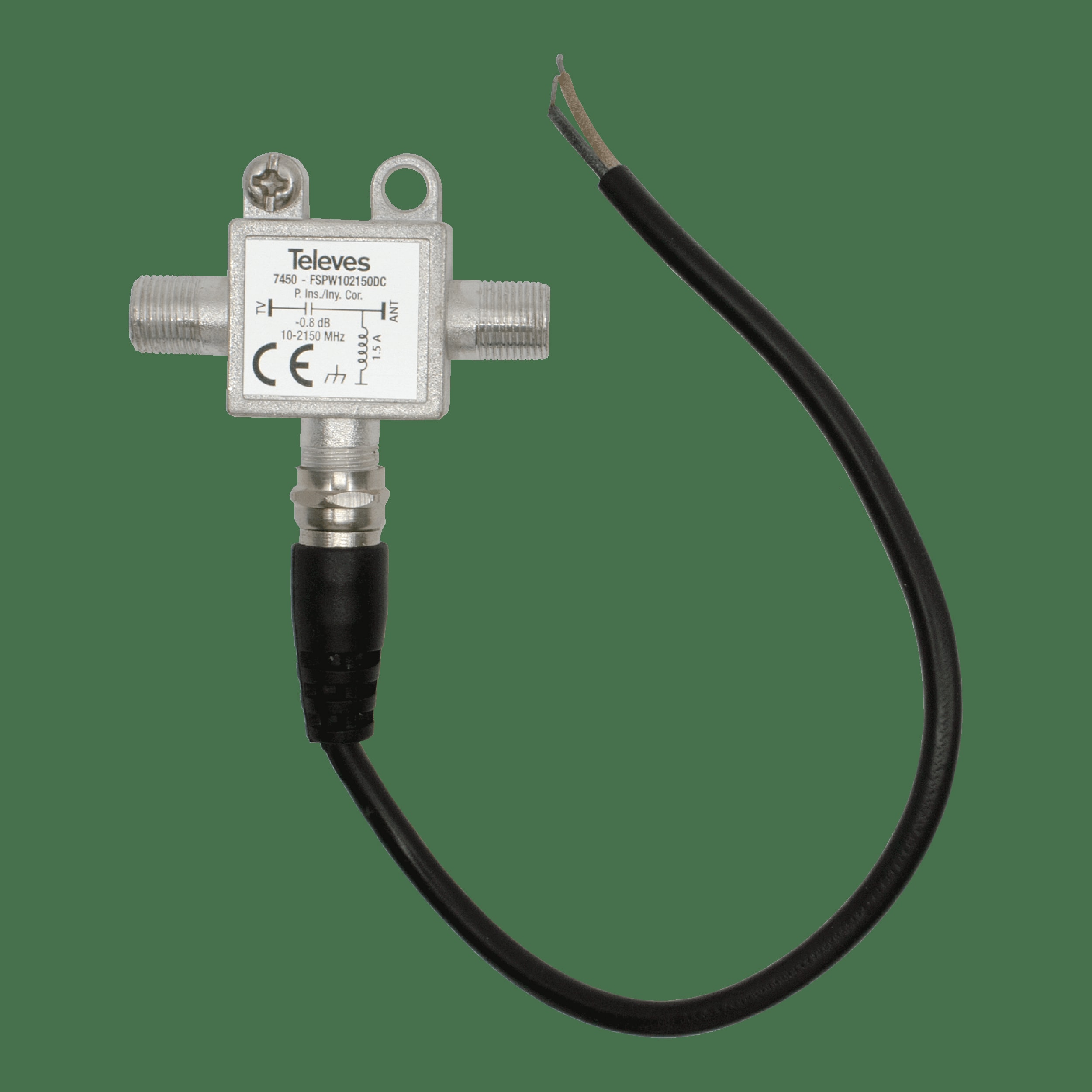 TELEVES ITALIA SRL - TVV7450 INIETT. CORRENTE 10..2150MHZ 1..24VDC-1.