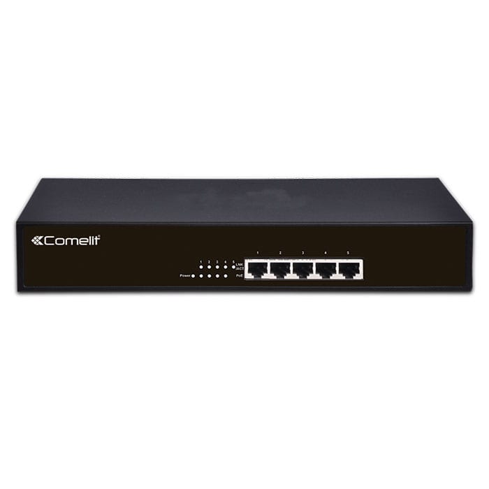 COMELIT GROUP SPA - COEIPSWP050A SWITCH, 5 PORTE (4 POE) GIGABIT