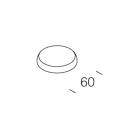 DISANO - DIS99133100 TAPPO PER PALO 115 NERO