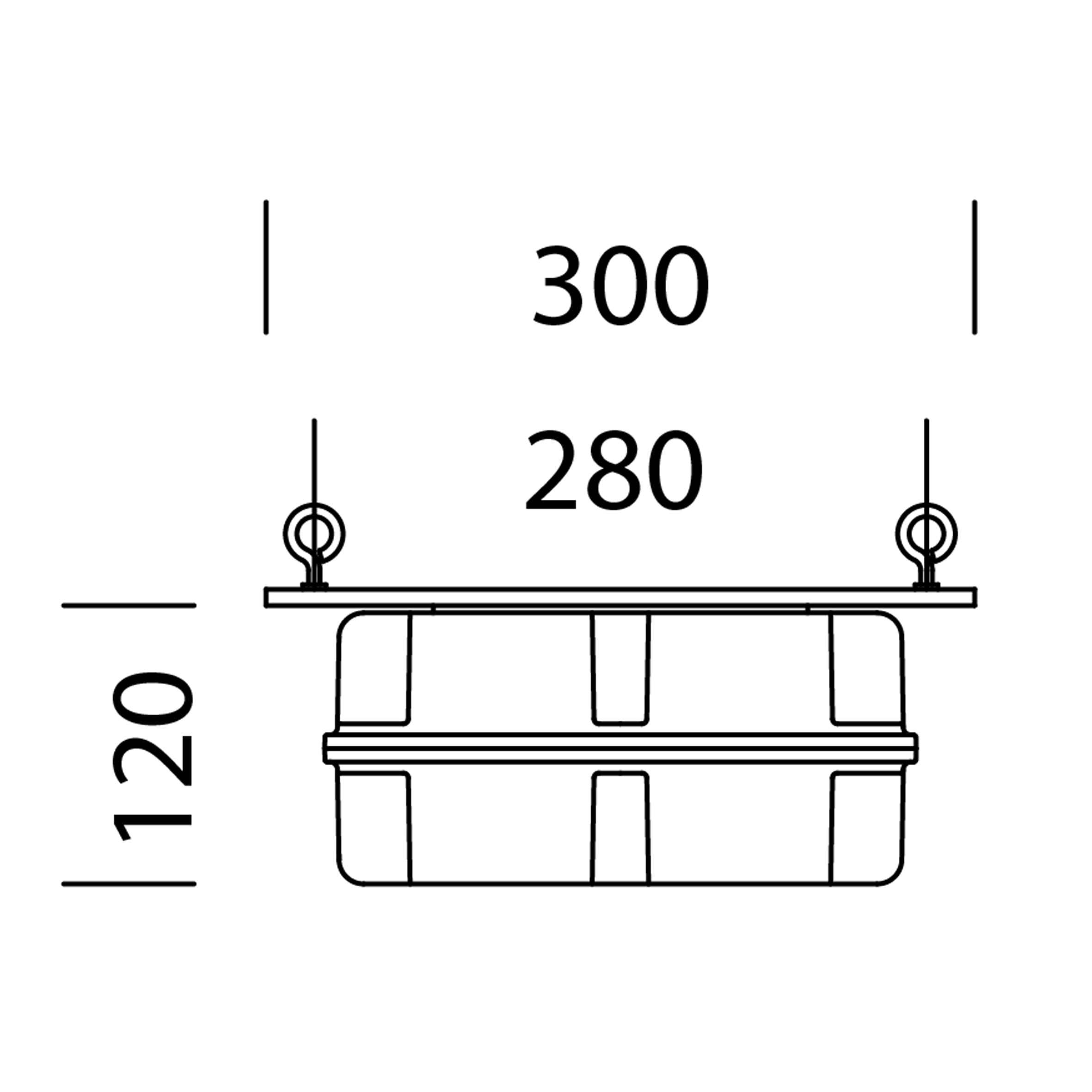 DISANO - DIS99765100 CASSETTA EMERGENZA ACC.1175 CNL-E NERO