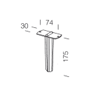 DISANO - DIS99791100 ATTACCO PALO 74 DOPPIO NERO