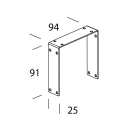 DISANO - DIS99801100 STAFFA GIUNZIONE LINEARE 200 ZINCATO