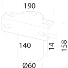 DISANO - DIS99792700 ATTACCO PALO 235 60 GRAFITE