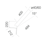 DISANO - DIS99770700 ATTACCO ANGOLARE 49 RAL9006