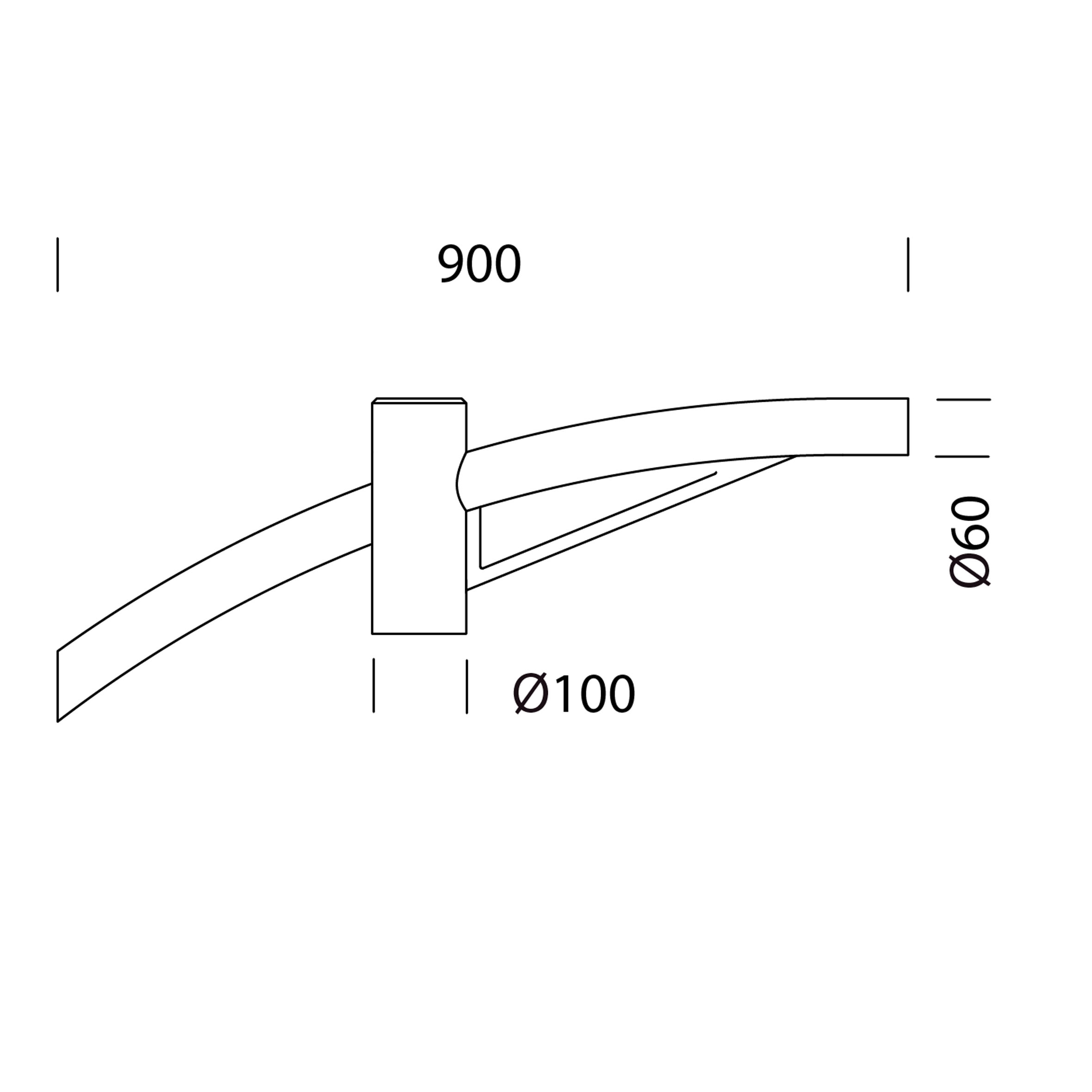 DISANO - DIS99126200 BRACCIO SINGOLO 504 GREY9007