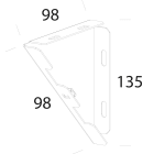 DISANO - DIS99397100 ATTACCO A PARETE 588 BIANCO