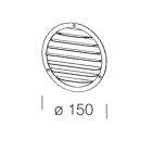 DISANO - DIS99575300 SCHERMO LAMELLARE ELFO 190 NERO