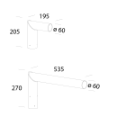 DISANO - DIS42694100 ATTACCO TESTA PALO 205 ZINCATO