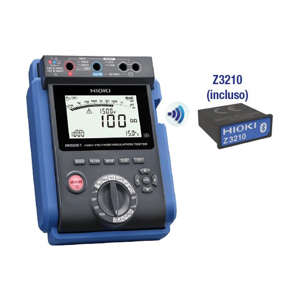 ASITA - ASIIR5051-90 Misuratore della resistenza di isolamento: per il fotovoltaico (2kV) e per applicazioni “standard” (5 kV) + Z3210