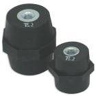 TEKNOMEGA SRL - TKGISO2035 ISOLATORE BARILOT.PA66 H35 M6 Ch32 HF UL