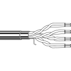 ITC INDUSTRIA TECNIC - ITC44UEDPNM100 4X2 AWG 24 UTP CAT 5E DG PE NERO M.100 F