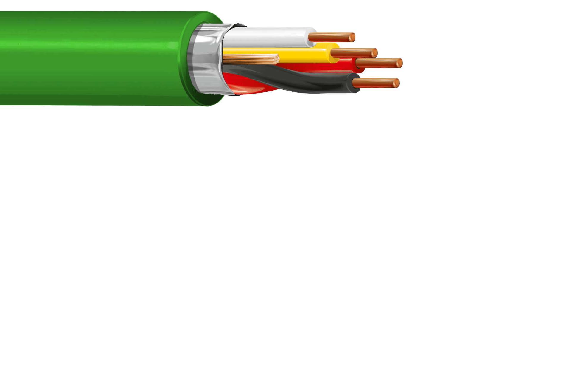 ITC INDUSTRIA TECNIC - ITCVC4BK 2X2X0,80 VERDE LSZH - KNX CERT.