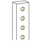 ITALWEBER SPA - ITW1000124 BANDELLA 12X4 L=0,99MT F.M5 IN.18MM