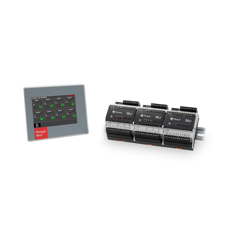 PIXSYS SRL - PIXITW410-4-16 KIT HMI 4 - DATALOGGER GRAFICO