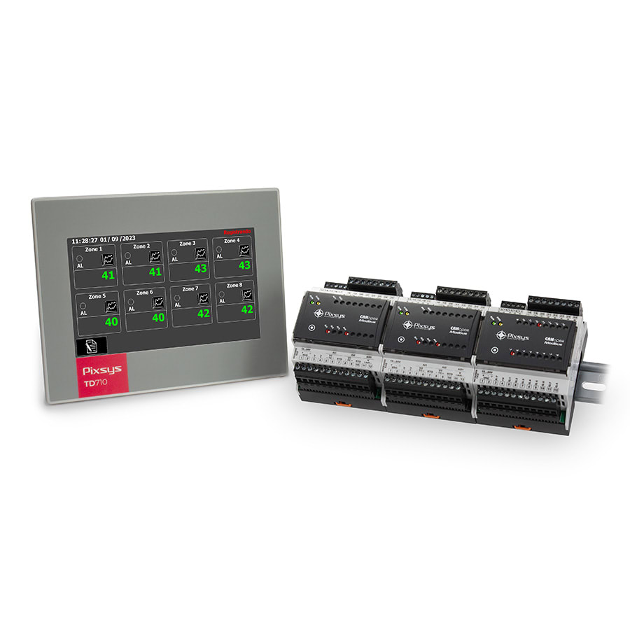 PIXSYS SRL - PIXITW710-4-0 KIT HMI 7 - DATALOGGER GRAFICO