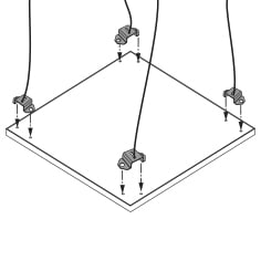 PERFORMANCE IN LIGHT - PRI3116616 PLATO SUSPENSION KIT