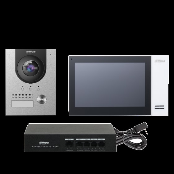DAHUA TECHNOLOGY - DUHM-0020264 KTP01L(F): KIT VIDEOCITOFONICO IP CHE IN