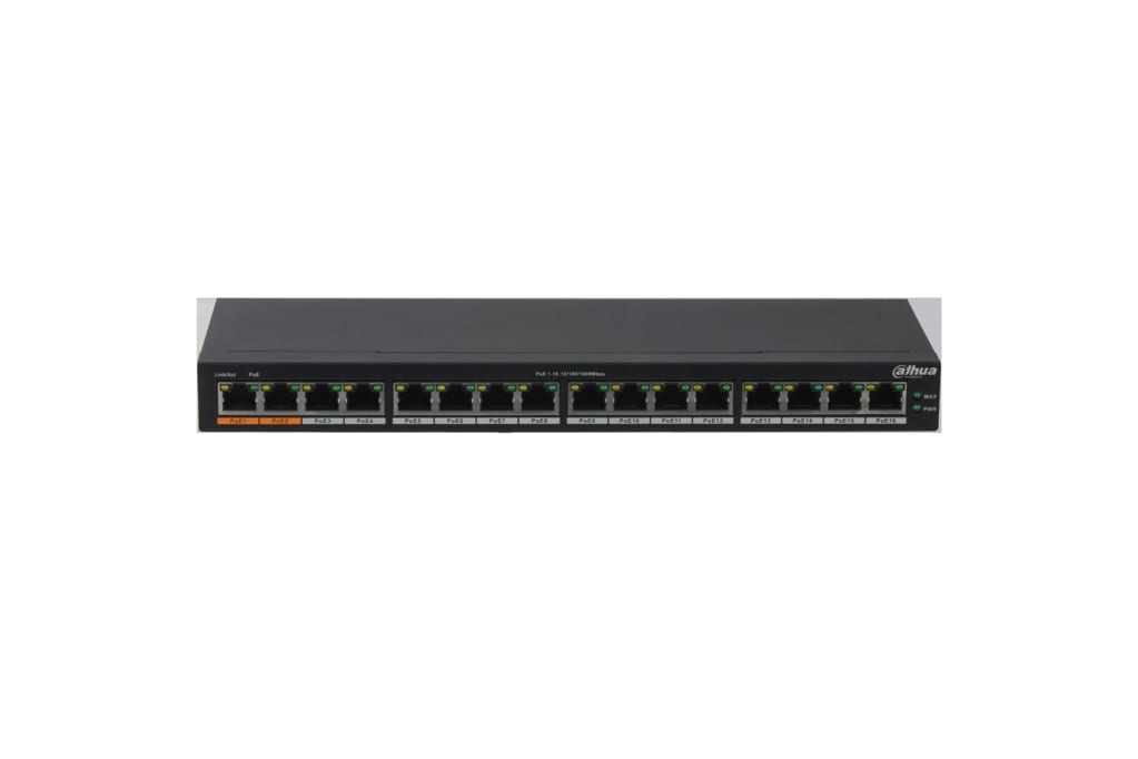 DAHUA TECHNOLOGY - DUHM-0018762 PFS3016-16GT-190: SWITCH UNMANAGED CON 1