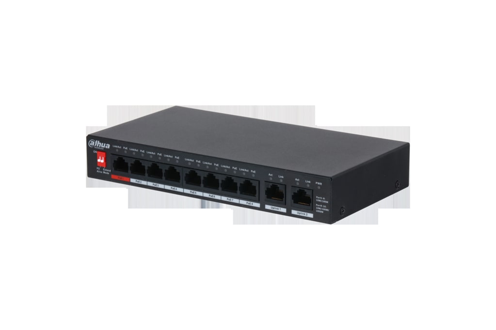 DAHUA TECHNOLOGY - DUHM-0015997 PFS3010-8ET-96-V2: SWITCH UNMANAGED CON