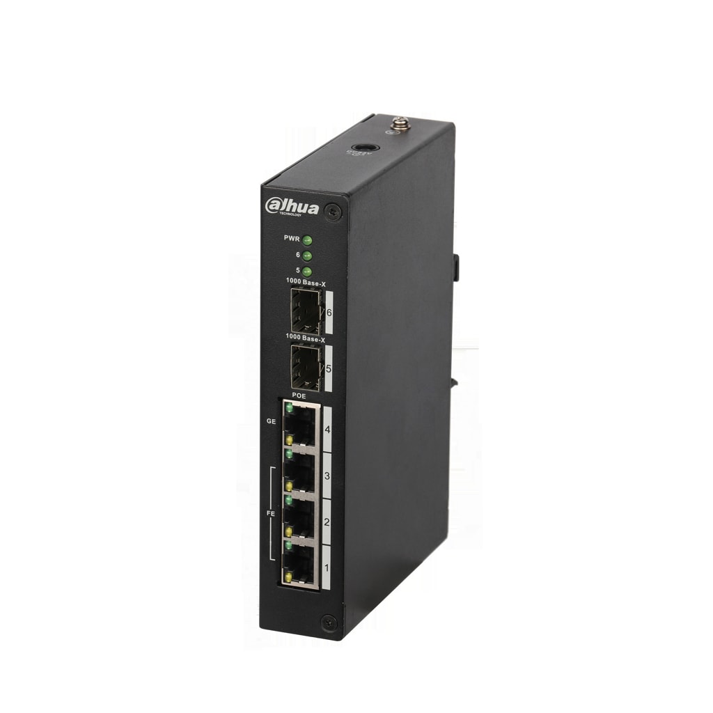 DAHUA TECHNOLOGY - DUHM-0000447 PFS3206-4P-120: SWITCH L2 UNMANAGED CON