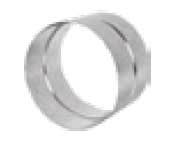 IRSAP - 3IRDLZMAF008000 MANICOTTO FEMMINA IN LAM. ZINCATA DN80