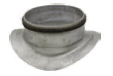 IRSAP - 3IRDLZMAS201200 MANICOTTO A SELLA IN LAM. ZINC.DN200/125