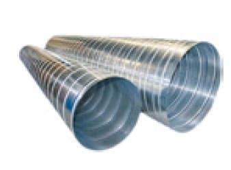 IRSAP - 3IRDLZTUB01250100 CANALE CIRC. LAM. ZINCATA TLZ DN125 1 M