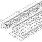 DIETZEL - DIE079846 Installationskabelrinne, 100x60x3000 mm,