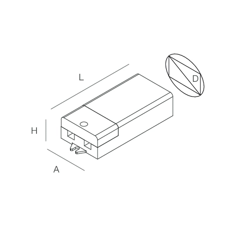 NOVALUX SPA - NOX105924.99 CONTROLLER DIMM.24-48V PUSH-DALI