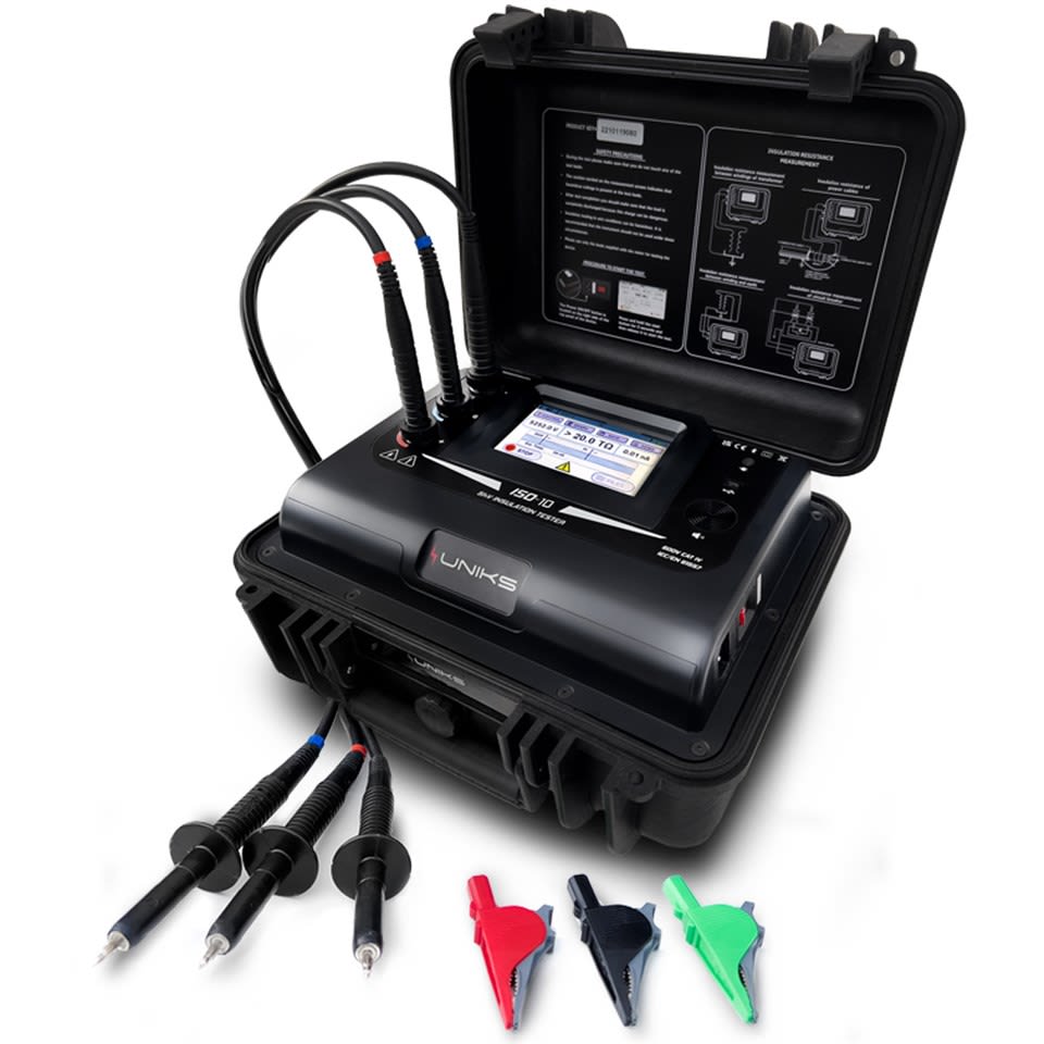 UNIKS SRL - UNKISO10 MISURATORE DI ISOLAMENTO FINO A 10000KV